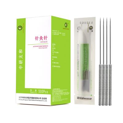 China Silvery Zhongyan Taihe Acupuncture Needles Painless Intradermal Needles For Facial Acupuncture for sale