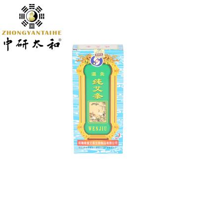 China terapia pura Moxibustion caliente de la medicina china del extracto del 12*3cm Moxa Rolls en venta