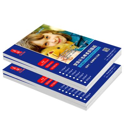 China 160gsm Magazine Cover Paper Double Sided Coated Glossy Photo Paper for sale