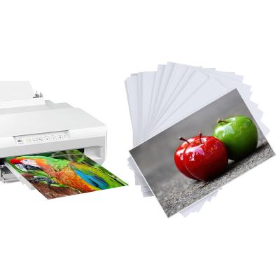 Китай размер A4 210*297mm теплый белый сатинировка 200 Gsm бумажная для струйного принтера продается