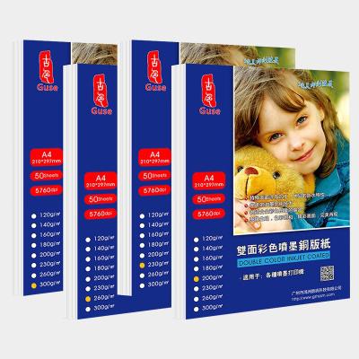 China 297*420mm A3 Double Side Inkjet Paper Bright White Glossy For Poster for sale