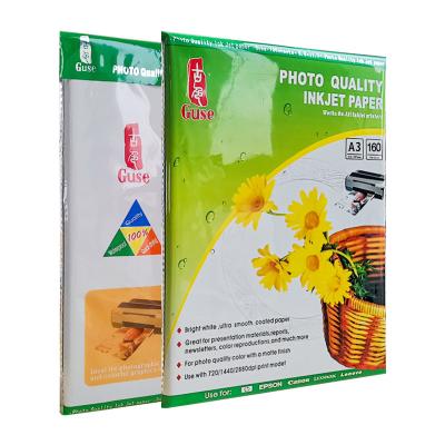 China A3 Inkjet Cast Coated Photo Paper High Glossy 115g For Family Photo for sale