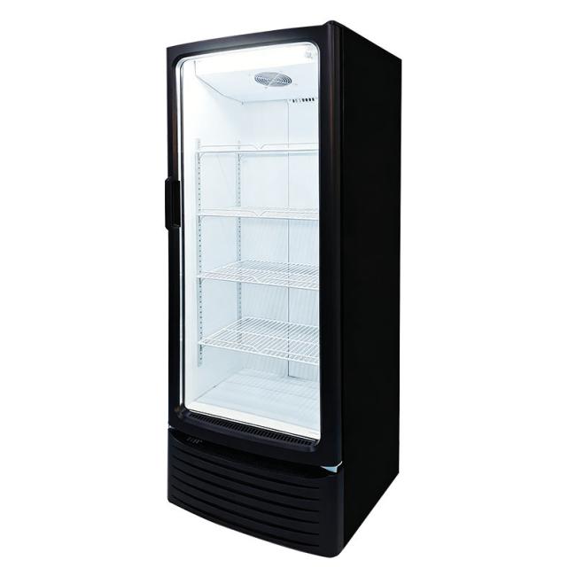 Display cooler temperature control panel and features