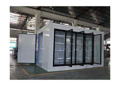 China Supermarket Air Blast Freezer Walk In Cooler Refrigeration Unit Groceries Equipment for sale