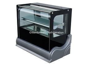 China Manual Defrost Cake Display Freezer / Bakery Display Cooler With Customized Floor Standing Or Table Top Counter for sale