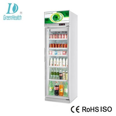 China CCC Commercial Upright Freezer 360L Vertical Display Fridge Cooler For Beer And Drinks for sale