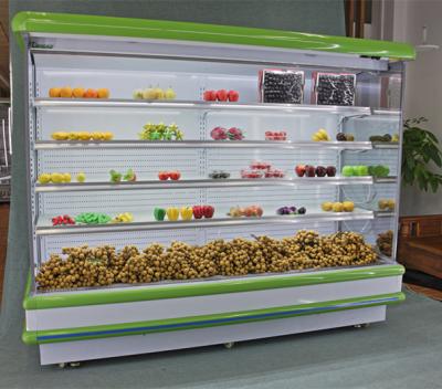 China Mostra da exposição do vegetal do refrigerador/fruto da exposição de Multideck do compressor de Copeland à venda