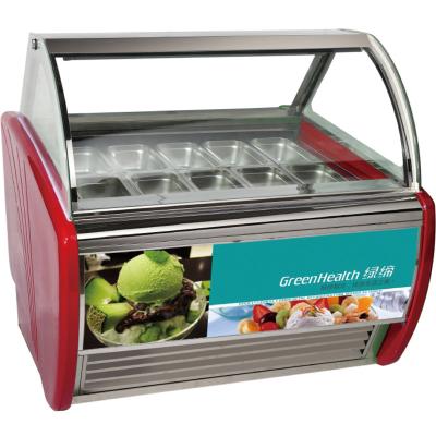 China Refrigerador portátil de la exhibición del helado del polo con el logotipo modificado para requisitos particulares en venta