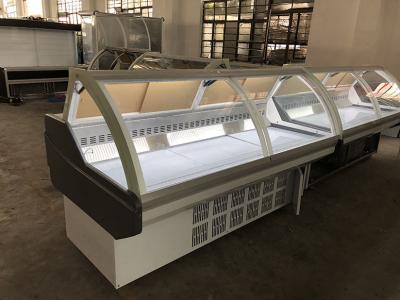 China Supermarket Meat Deli Display Refrigerator / Countertop Refrigerated Display Case for sale