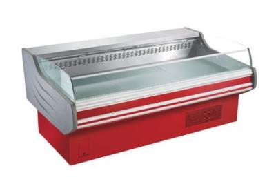 China Refrigerador ahorro de energía de la exhibición de la tienda de delicatessen con tirón o acero no- del color de la cubierta en venta