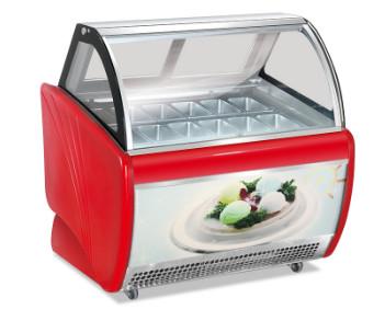中国 エネルギーSaing 12はアイス クリームのショーケース/アイス クリームの飾り戸棚60Hzを選別します 販売のため