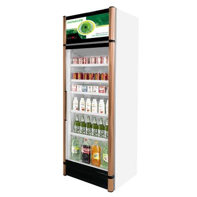China Energy Saving Glass Door Freezer Mechanical Control Cabinet Temperature Adjusted Easily for sale