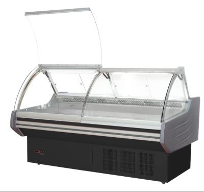 China Catering Deli Display Refrigerator Serve Over Counter Butchery Equipment for sale