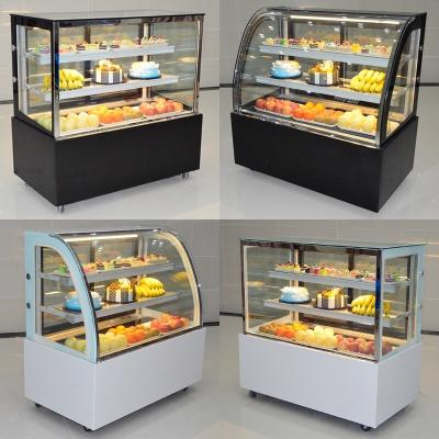 China R404a Refrigerant Bread Cake Display Freezer Size 1800*730*1500mm for sale