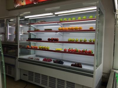 China telecontrole aberto do compressor de Danfoss do refrigerador da exposição de Multideck do refrigerador aberto de 2m Multideck à venda