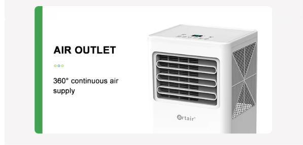 Additional product view showing portable air conditioner details