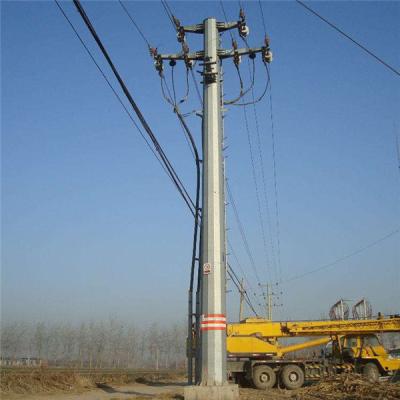 China Decorative Steel Utility Pole Hot Dip Galvanized Octagonal Single Arm High Mast Pole for sale