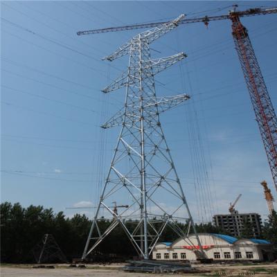 China Durable Lattice Steel Towers Substation Structure Transformer Electric Steel Tower Pole for sale