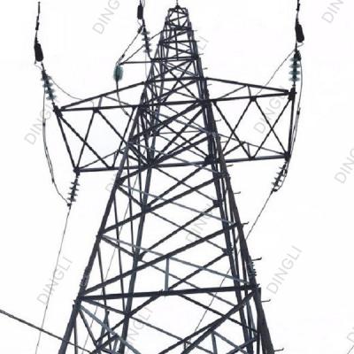 China 24M Steel Lattice Transmission Tower 4 Legged Steel Tower for sale