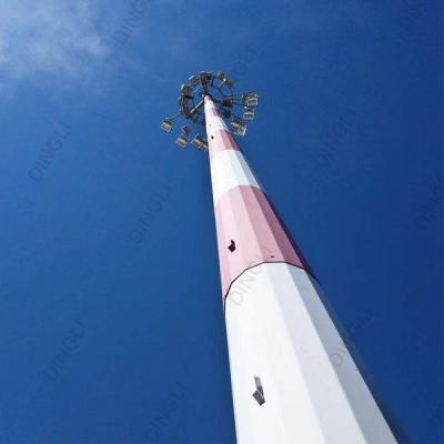 China Telecommunication Steel Monopole Column Structure Lattice Antenna Tower for sale