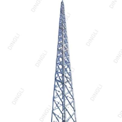 China Telecommunication Communication Angular Steel Self Supporting Lattice Tower for sale