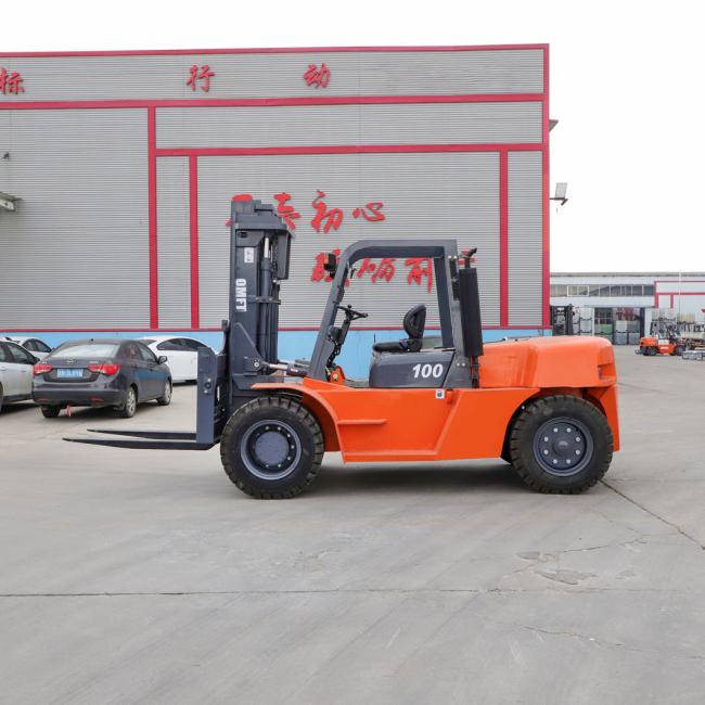 Hyster/Yale/Linde/Tcm/Nissan/Heli 10t 10ton Counterbalanced Diesel Forklift Trucks 10000kg Toyota Model CE with Japanese Isuzu Mitsubishi Engine Fork Lift