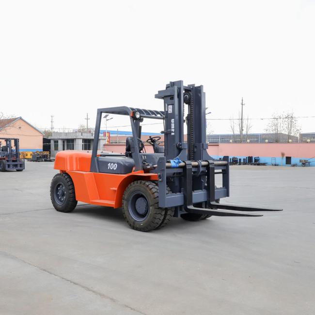 Hyster/Yale/Linde/Tcm/Nissan/Heli 10t 10ton Counterbalanced Diesel Forklift Trucks 10000kg Toyota Model CE with Japanese Isuzu Mitsubishi Engine Fork Lift
