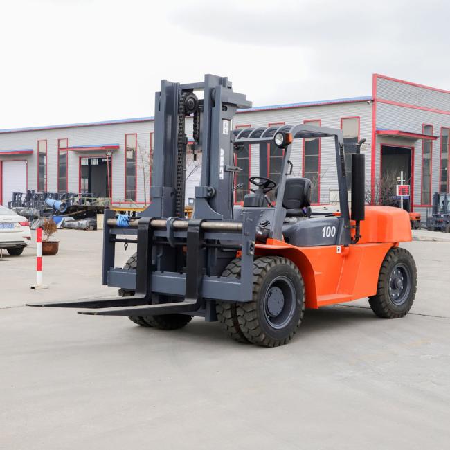 Hyster/Yale/Linde/Tcm/Nissan/Heli 10t 10ton Counterbalanced Diesel Forklift Trucks 10000kg Toyota Model CE with Japanese Isuzu Mitsubishi Engine Fork Lift