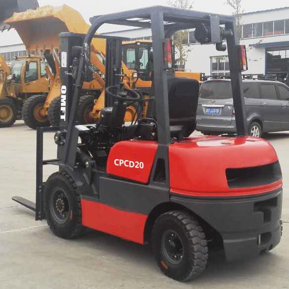 2.0 Ton 2t 2ton New Diesel Forklift Price China High Quality Forklift Truck for Sale