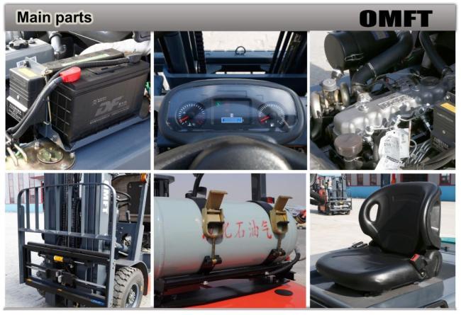 2ton 2000kg Cpcd20 Diesel Forklift Truck with 4.0m 4000mm Mast Duplex with Free Lift