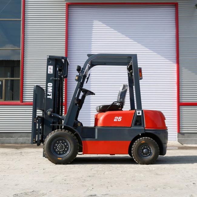 2.5 Ton 2500kg Fd25 Diesel Forklift Truck Forklift with Container Mast 3m 3.5m 4m 4.5m
