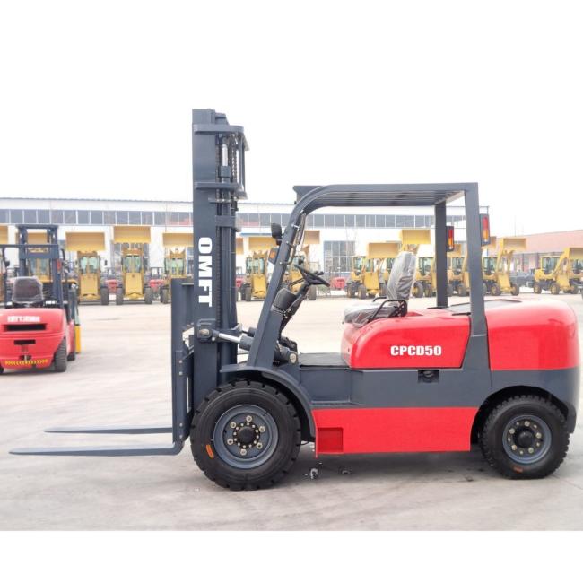 Good Price Chinese 4.5 5.0 Ton Diesel Forklift Truck with Max 6 Meters Lifting Height