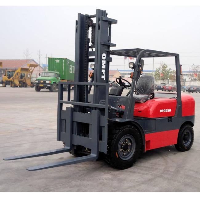 2021 Hot Sale Heavy 4500 5000 Kg Diesel Forklift 4-Wheel Diesel Fork Lift