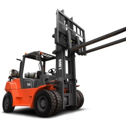 Big 5ton 6ton 7ton with USA GM4.3 Engine Duel Fuel Gasoline and LPG Forklift Truck Petrol Gas Engine Fork