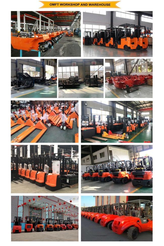 1 T 1000kg 1ton Electric Reach Stacker Battery Operated Pallet Stacker with 3m 3000mm Duplex with Free Lift Fork Lift Pallet Truck