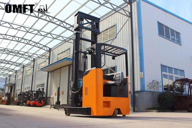 AC Motor Front Axle 2.0 Ton Electric Reach Stack Forklift