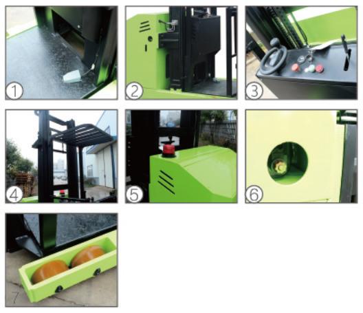 Warehouse Picking up Machine Self Propelled Electric Order Picker