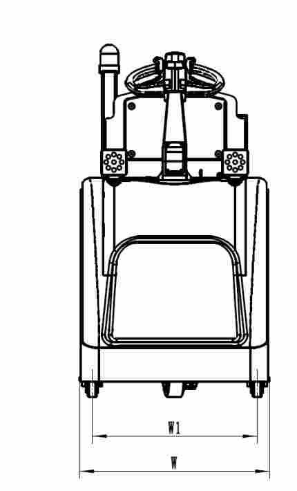 Baggage 1t 2t 3t 6t 10t Electric Stand Type Tow Tractor Truck for Sale