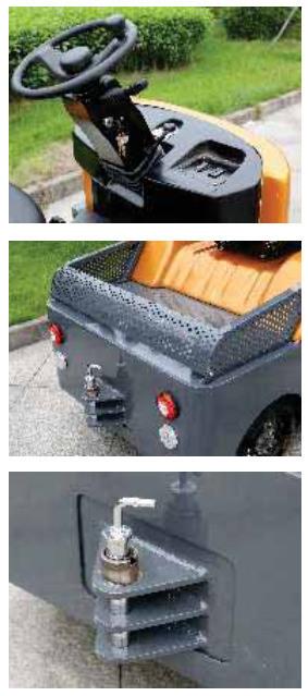 Baggage 1t 2t 3t 4t 5t 6t 10t Electric Seat Type Tow Tractor Truck for Sale