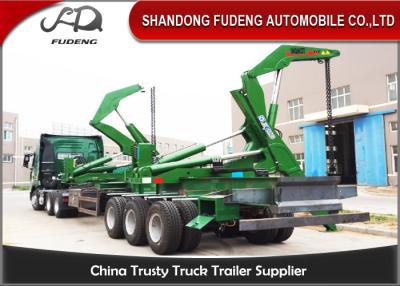 China Steel 3 Axles 14.1*2.5*4m Shipping Container Side Loader for sale