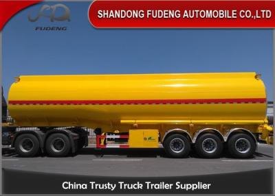 China 45000-50000 Litres 3 Axle Semi Trailer , Oil Tanker Vehicle CE Certified for sale