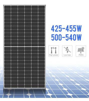 China Mono célula bifacial del módulo 400W 500W 550W 156mm*156m m del picovoltio del panel solar en venta