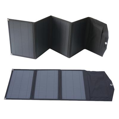 China Outdoor Solar PV Panel 120W Multiple Outputs 5V Imported Foldable Solar Cells Kit for sale