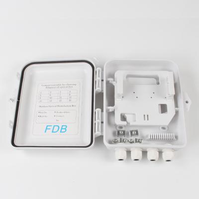 China HDX 07B Outdoor FTTH Splitter Distribution Box IP55 196×170×50MM for sale