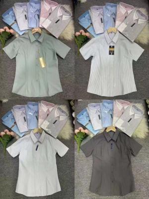 China Women Polo Dress Shirts Cotton Fashion Regular Shirts Formal Dress Kcs4 for sale