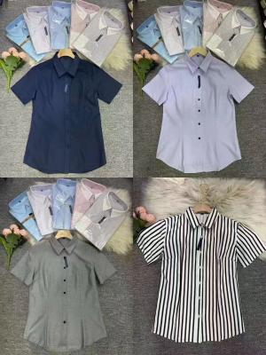 China Lady Polo Dress Shirts Fashion Daily Wear Regular Shirts Formal Dress Kcs8 for sale