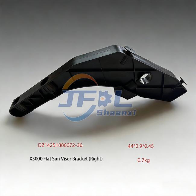 SHAC X3000 Sun Visor Bracket installation view