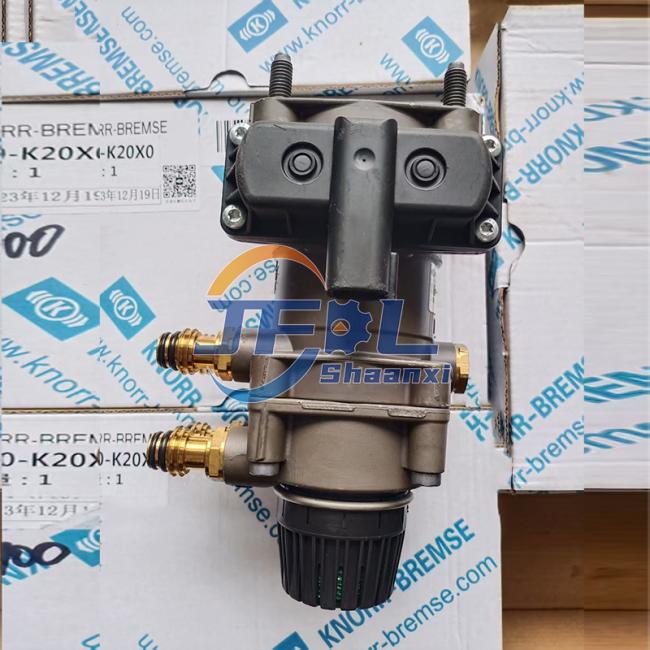 Dual Circuit Brake Valve 3514210-K20X0 side view and mounting interface