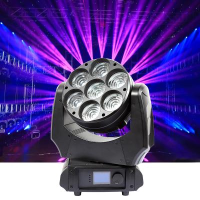 China Rgbw 4 In 1 Led Beam Wash Pixel Moving Head Light Dmx Stage Moving Head 7x40w for sale
