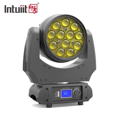China 12x10w Rgbw 4 In 1 Zoom Led Wash Moving Head Light Beam For Party Disco Ktv 959lm for sale